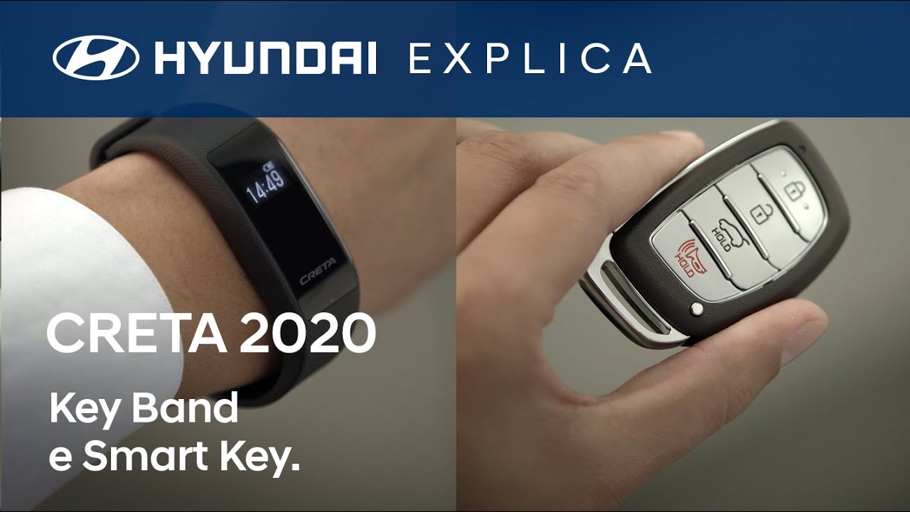Hyundai Explica | Creta 2020 | Smart Key e Key Band
