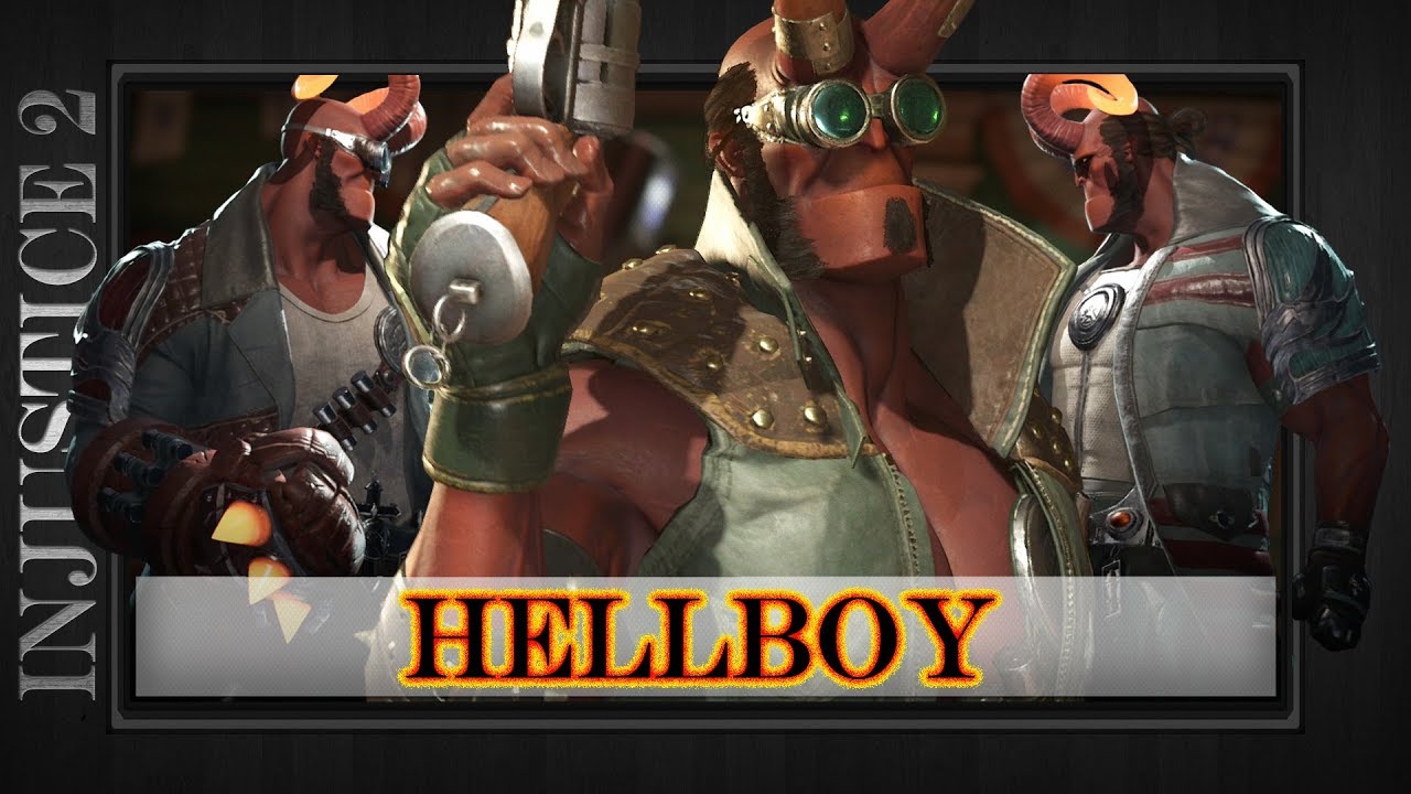 HELLBOY | All Epic Gear Sets & Character Abilities Showcase Demo | Injustice 2