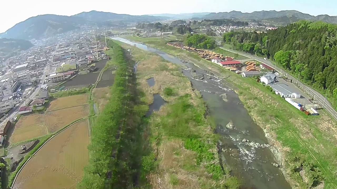 塙町（はなわ）上空映像 福島県