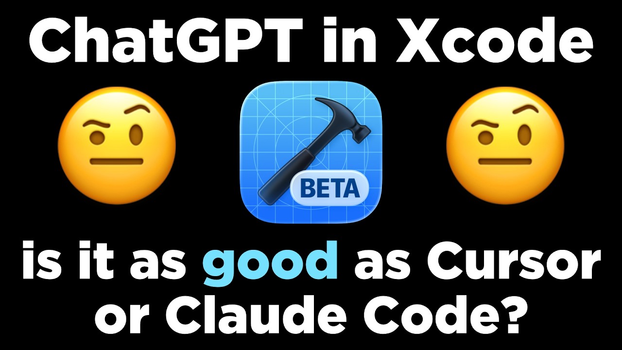 ChatGPT in Xcode 26: is it as good as Cursor or Claude Code? 🤨