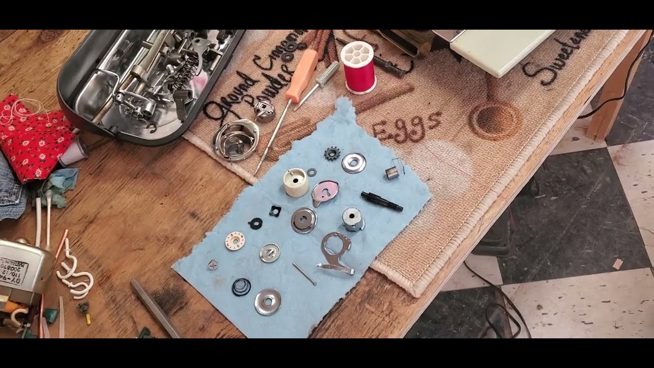 How to reassemble your upper tension assembly on an early Kenmore sewing machine
