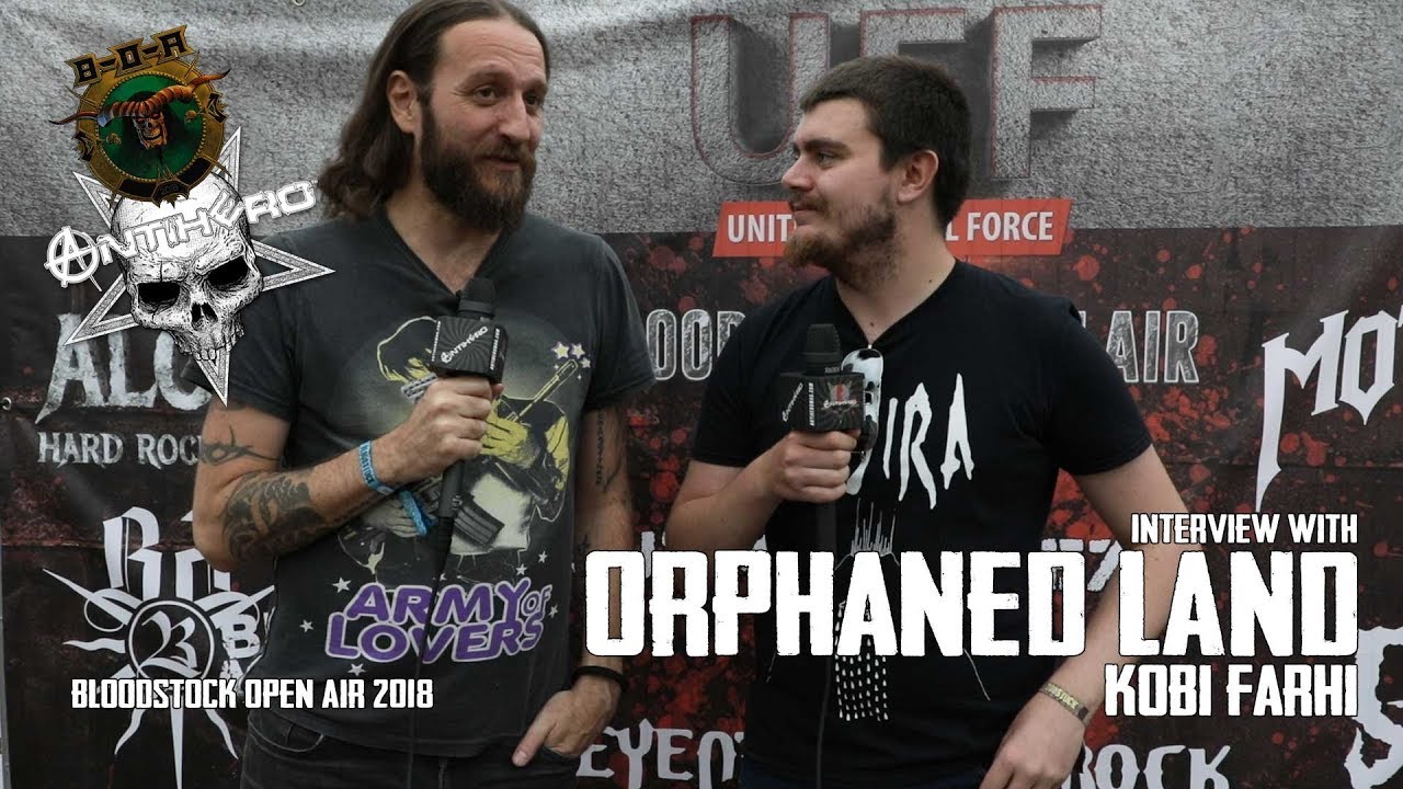 Interview with Kobi Farhi of Orphaned Land at Bloodstock Open Air 2018