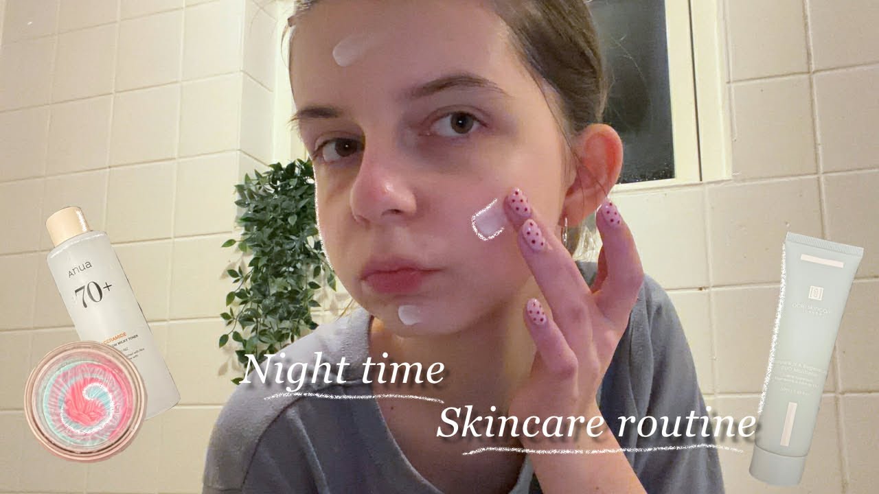 NIGHT TIME SKINCARE 🧴|| no talking, skincare, relaxing 