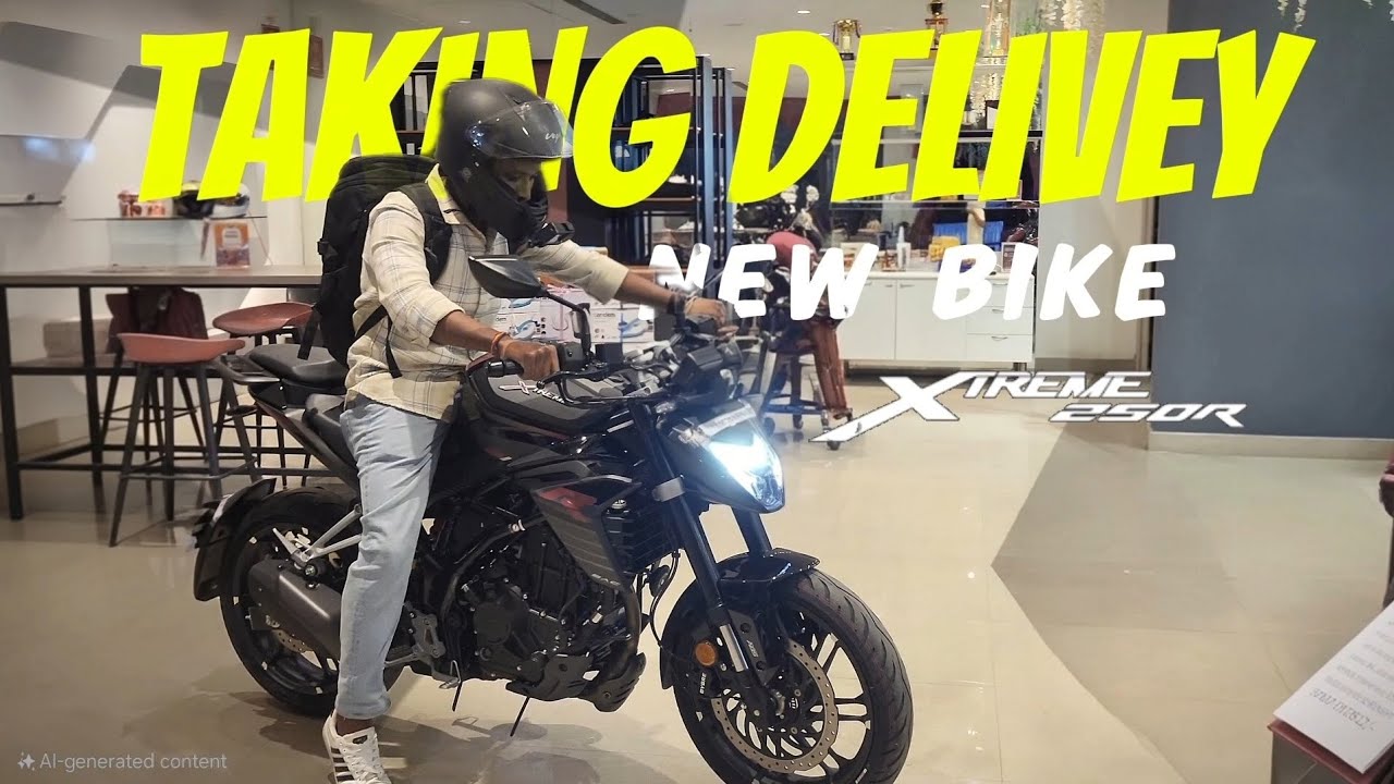 TAKING DELIVERY OF MY FIRST NEW BIKE 250CC || FIRST XTREME 250R IN JALPAIGURI 2025 #dhrubajitt