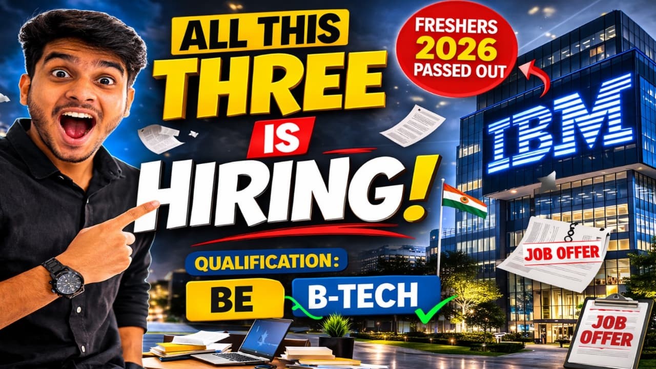 Associate System Engineer IBM Hiring | Freshers 2026 Passed Out | @JoBSearcH-r6s