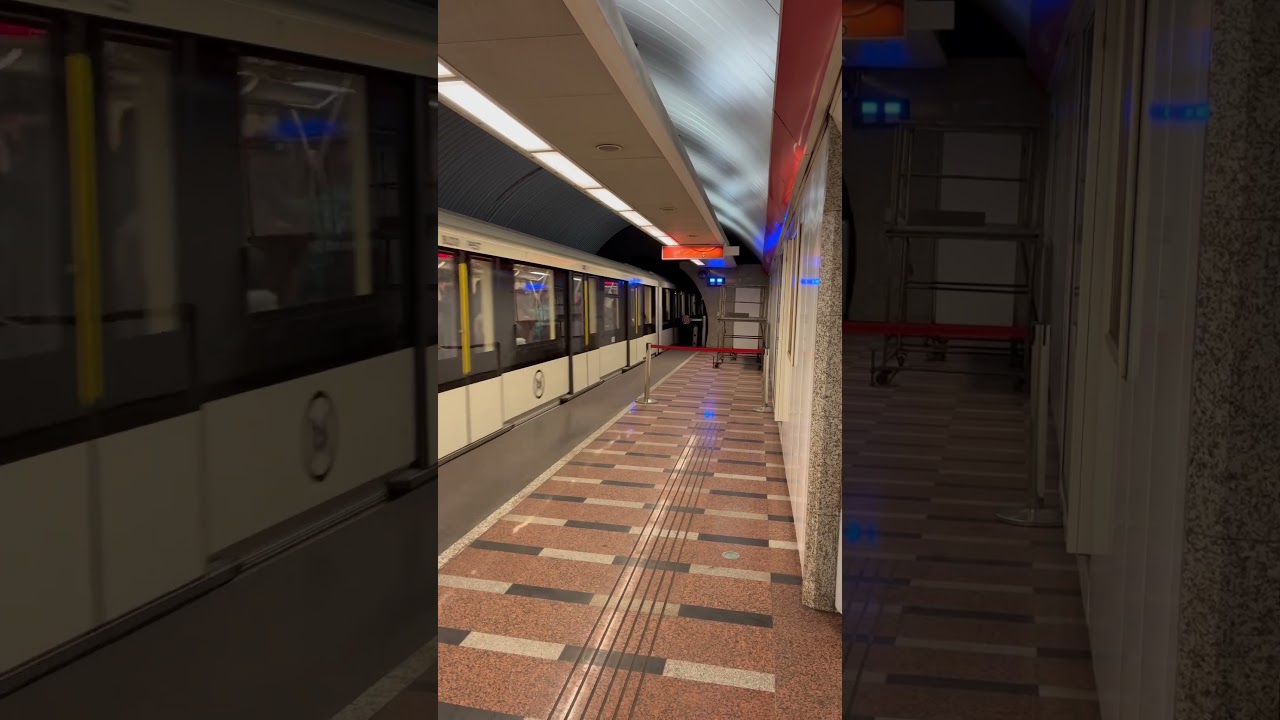 Alstom Metropolis AM5–M2 metró érkezik 