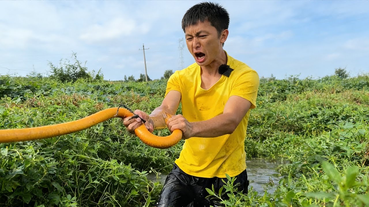 隨便搞一條就得有一斤，抓鱔魚的快樂誰懂啊#大熱門#fishing