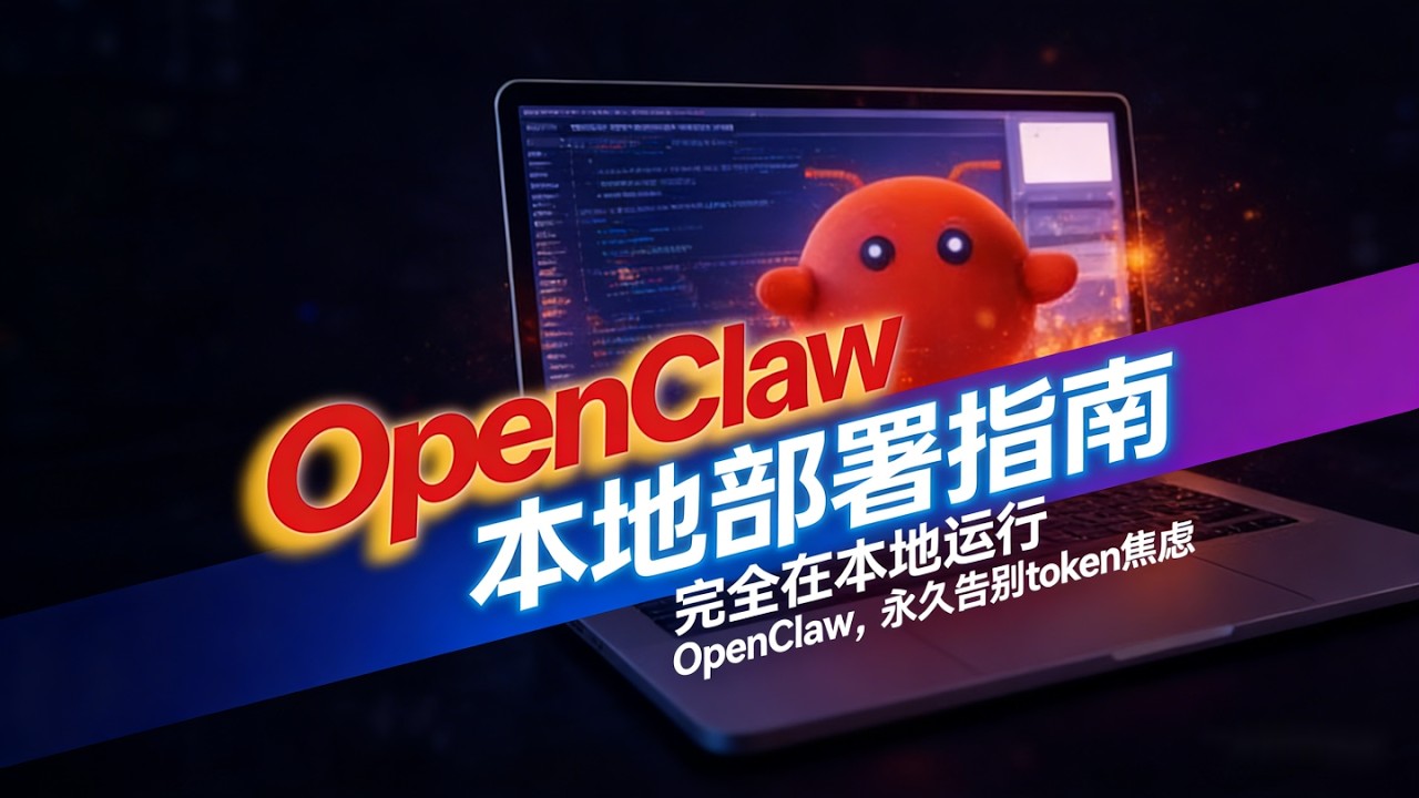 OpenClaw 本地部署指南：让 AI 直接接管你的工作流 完全在本地运行 OpenClaw，永久告别token焦虑#Openclaw #Openclaw教程 #AI自动化 #AI教程 #AI工作流