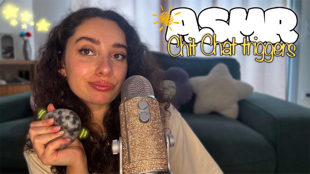 🌙 ASMR FRANÇAIS : 1H, CHIT-CHAT TRIGGERS PROCHE DU MICRO✨ (août 2025- mes vacances,un local?,100k..)
