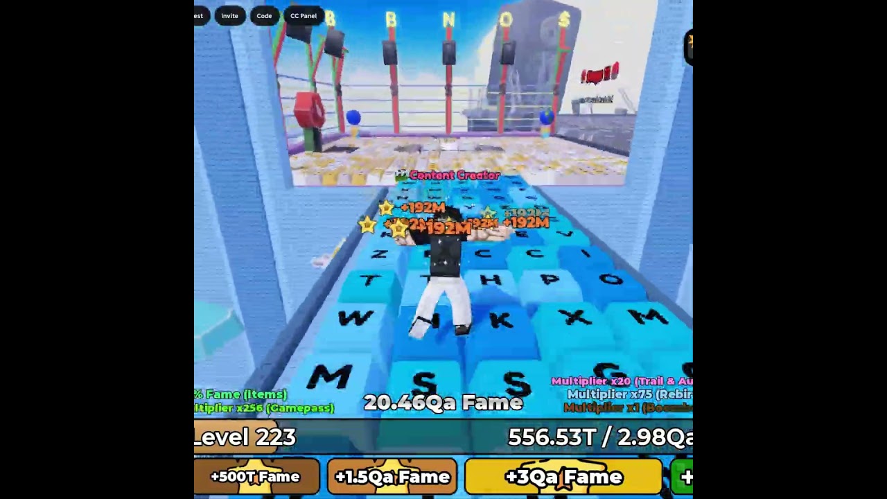 BBNO$ World all stages | +1 Keyboard Escape Run #shorts #roblox #robloxshorts
