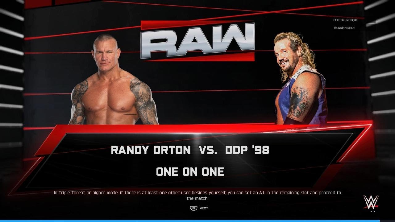 Randy Orton vs DDP