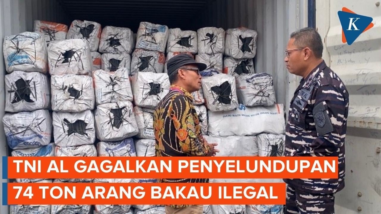 Penyelundupan 74 Ton Arang Bakau Ilegal Seharga Rp 1,7 Miliar Digagalkan TNI AL