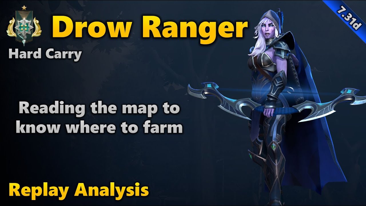 Replay Analysis: Drow Ranger Hard Carry - Archon | Dota 2 7.31d