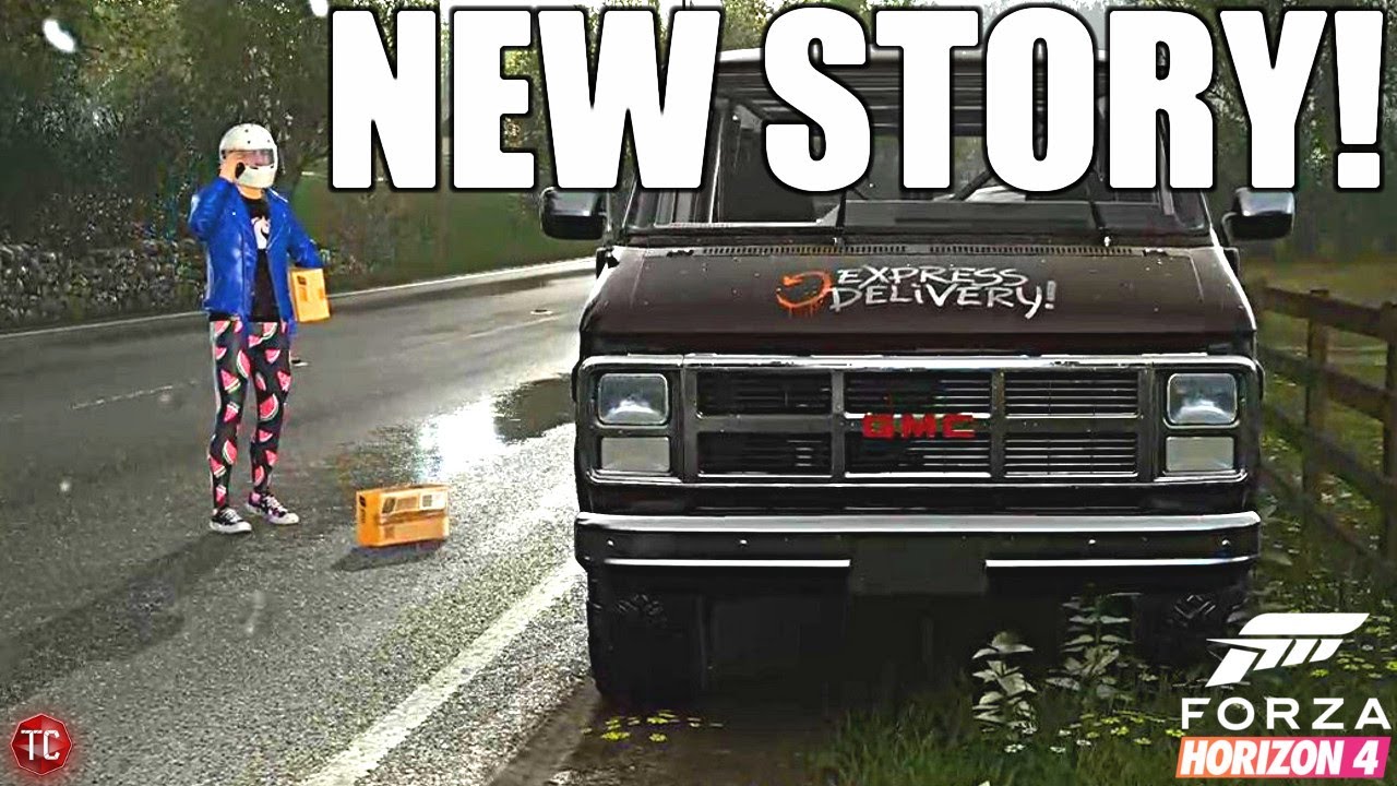 Forza Horizon 4: DELIVERING PACKAGES!! NEW Horizon Story!