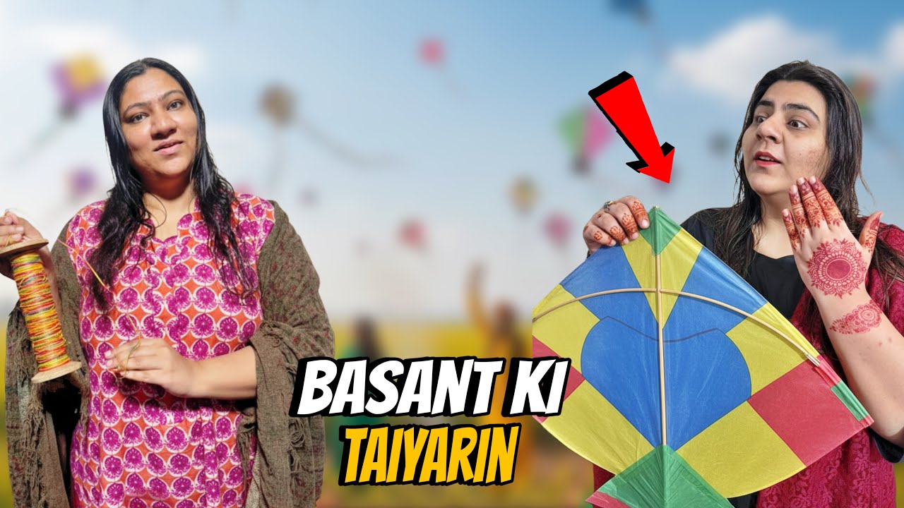 Basant ki taiyarin | Bahir Logo ka Rash | Lahore Andron Main Basant ka Event Start hogya | 