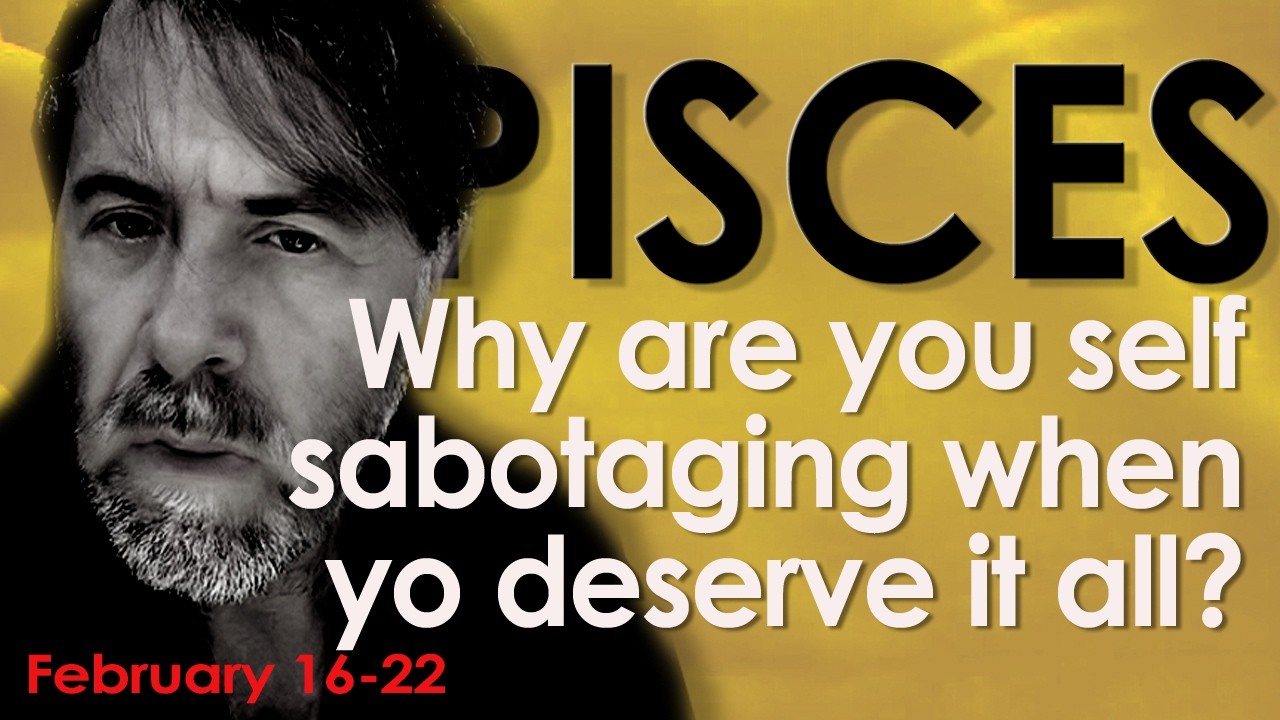 PISCES ♓ Why are you pushing away your own happiness?! Feb 16-22 Tarot Reading