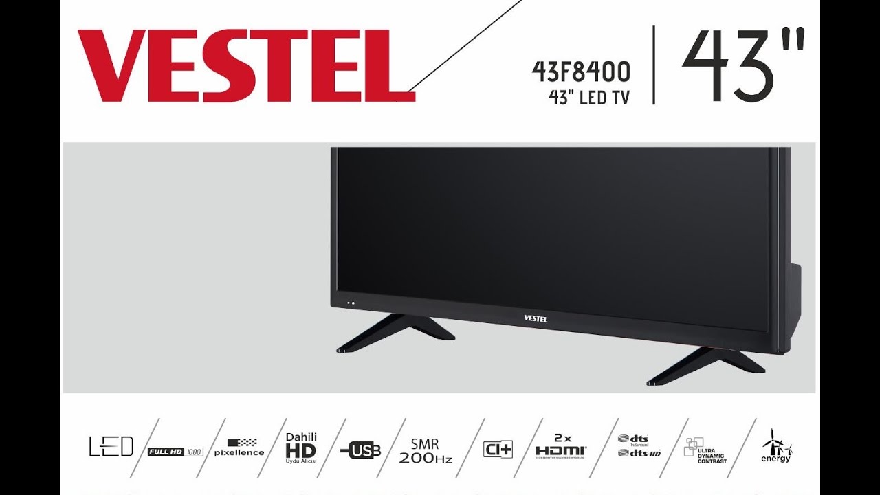 Vestel 43F8400 Teknik &Ouml;zellikleri
