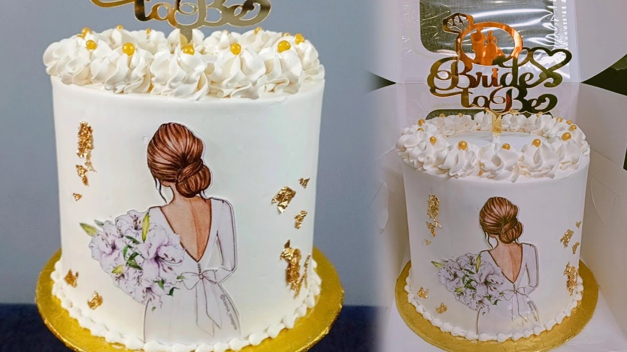 Bride to be Cake ✨ | Bridal shower cake Decorating Tutorial ❣️