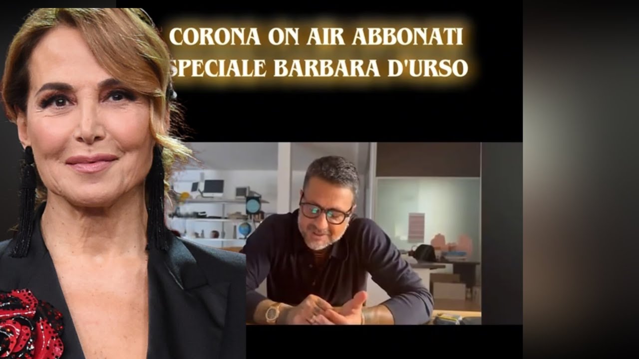 FABRIZIO CORONA SPECIALE ABBONATI BARBARA D’URSO CHOC 😳 