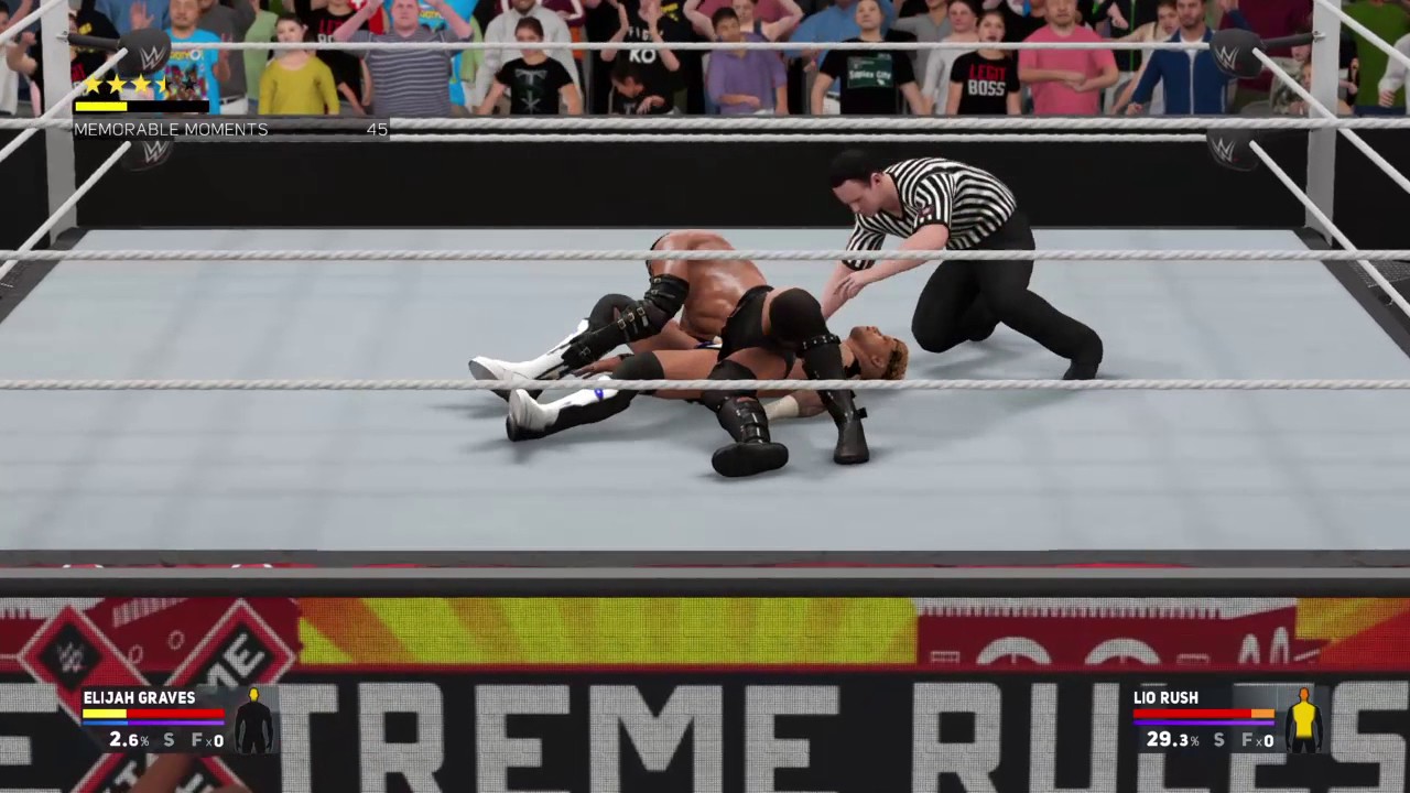 WWE 2K17 - Lio Rush vs Elijah Graves