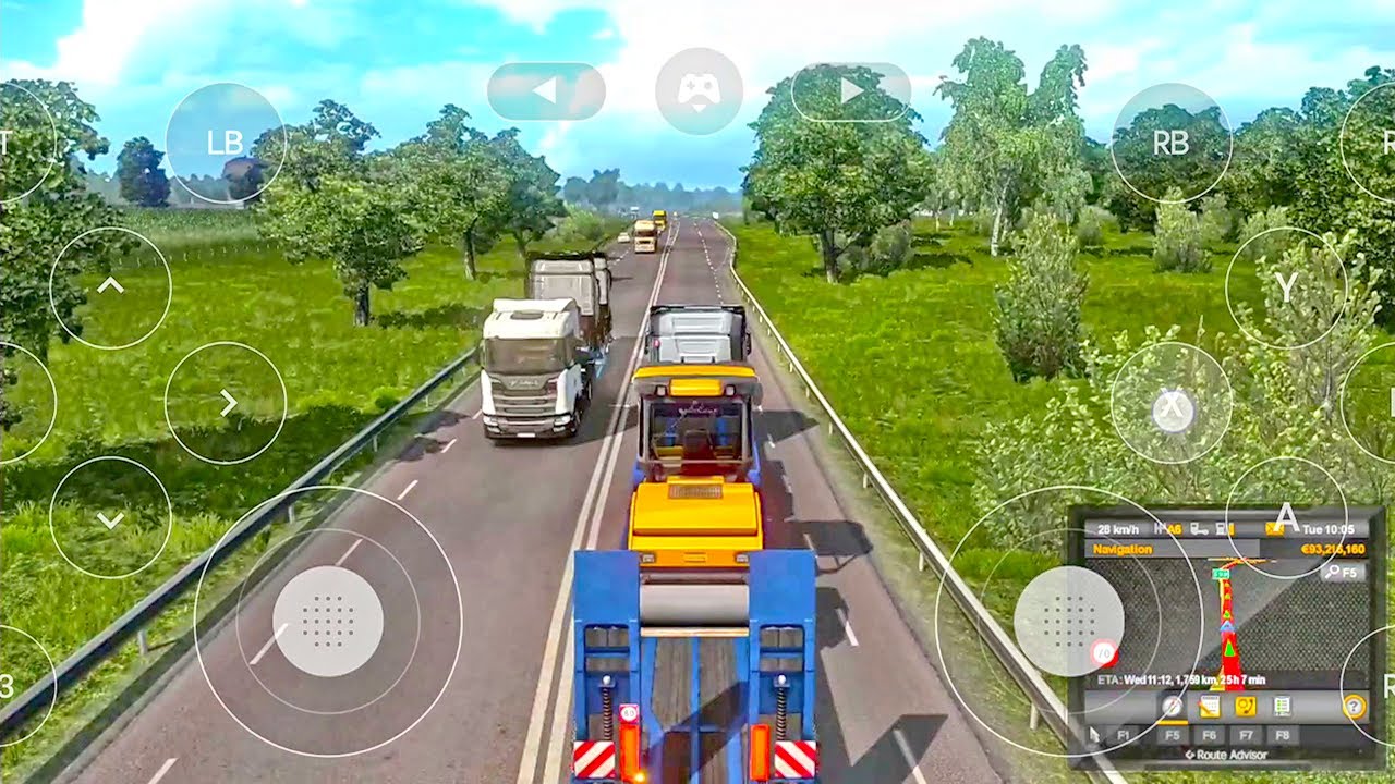 Euro Truck Simulator 2 on MOBILE (ETS2 ANDROID) #GeForceNow