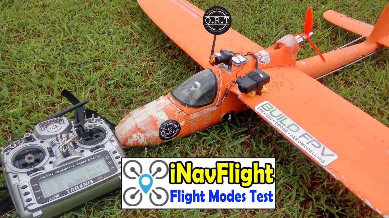 INAVflight Airplane - Flight Modes Test