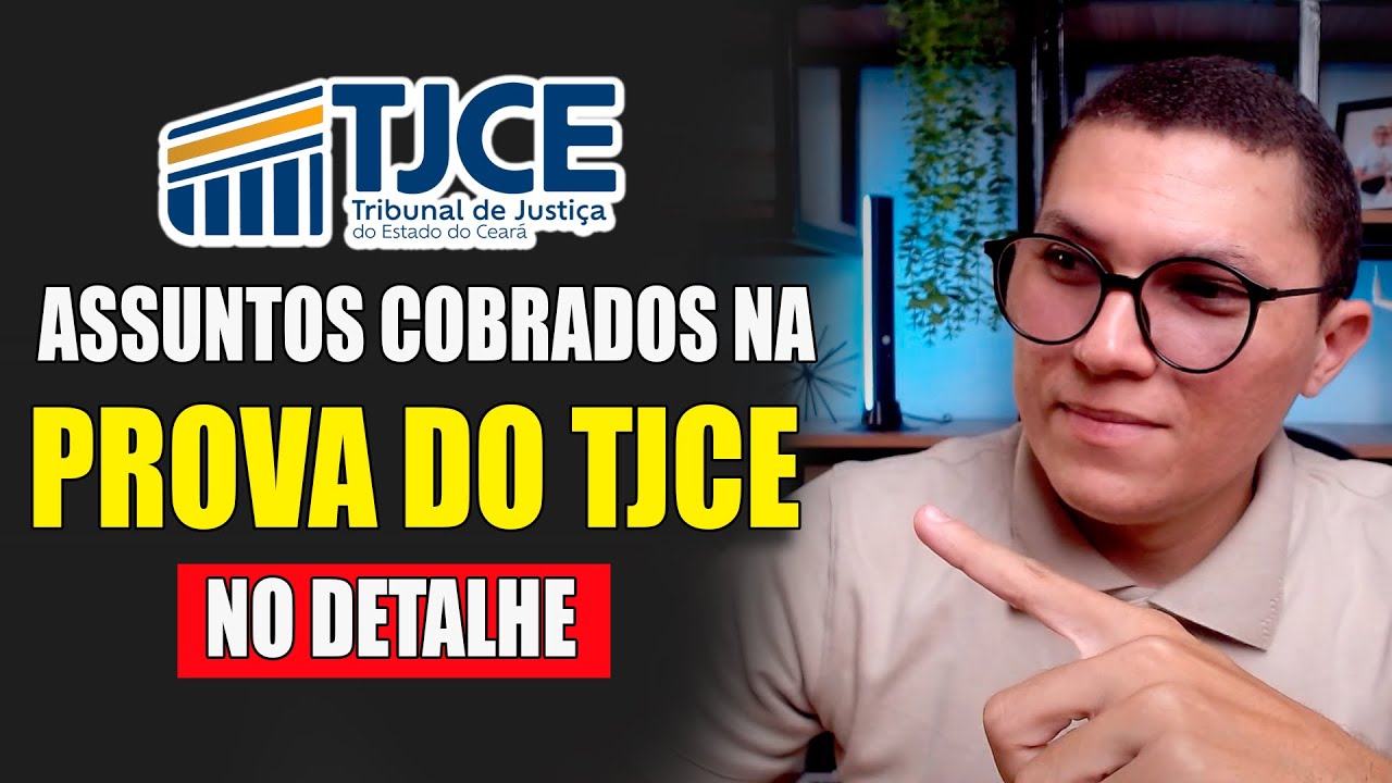 🔴 Concurso TJCE | TOP 1 dos assuntos Cobrados