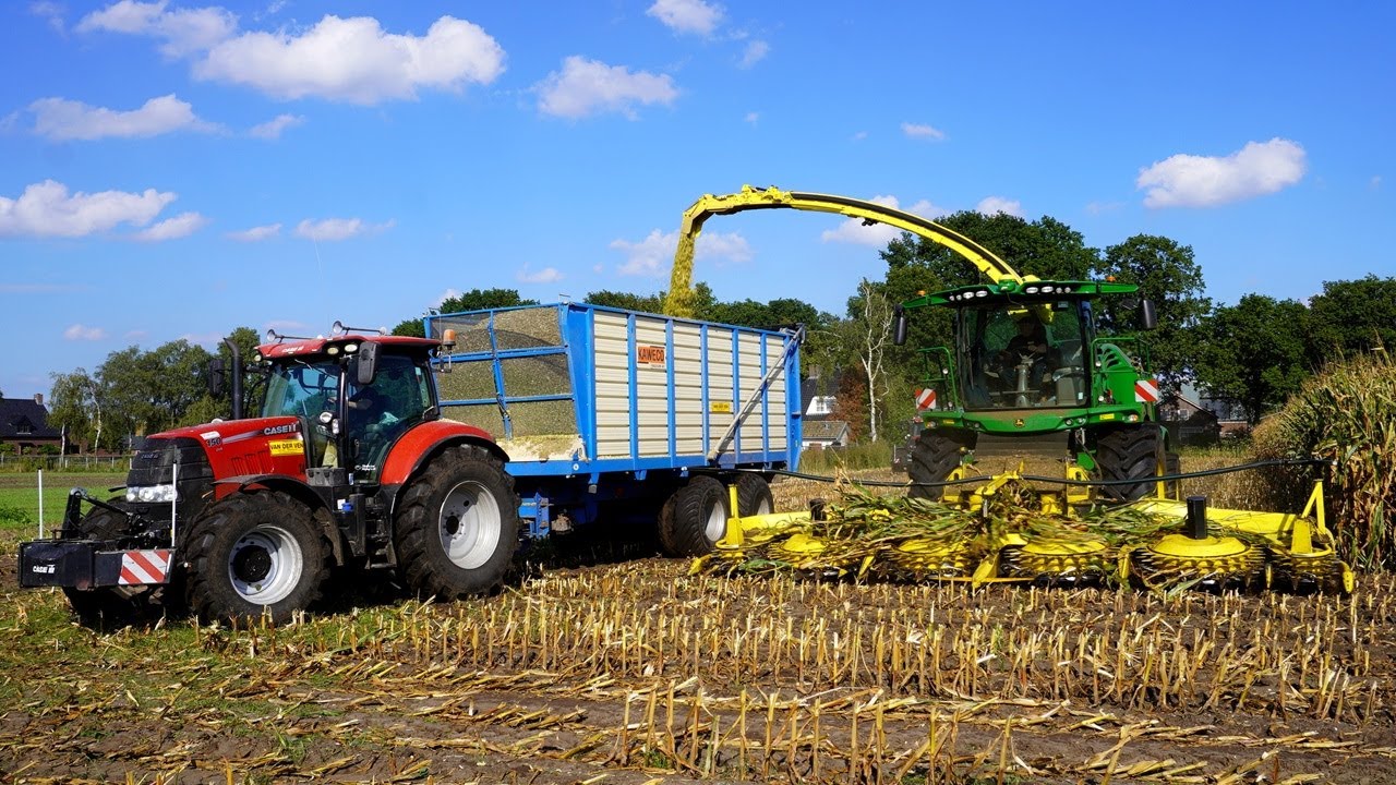 Mais 2025 | John Deere 9500i | Case IH Puma | Case 721F | Van der Ven Zeeland | Maishakselen