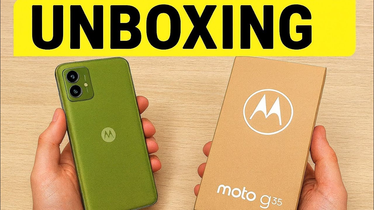 Unboxing Smartphone Motorola G35 (Com Narração 🎤)