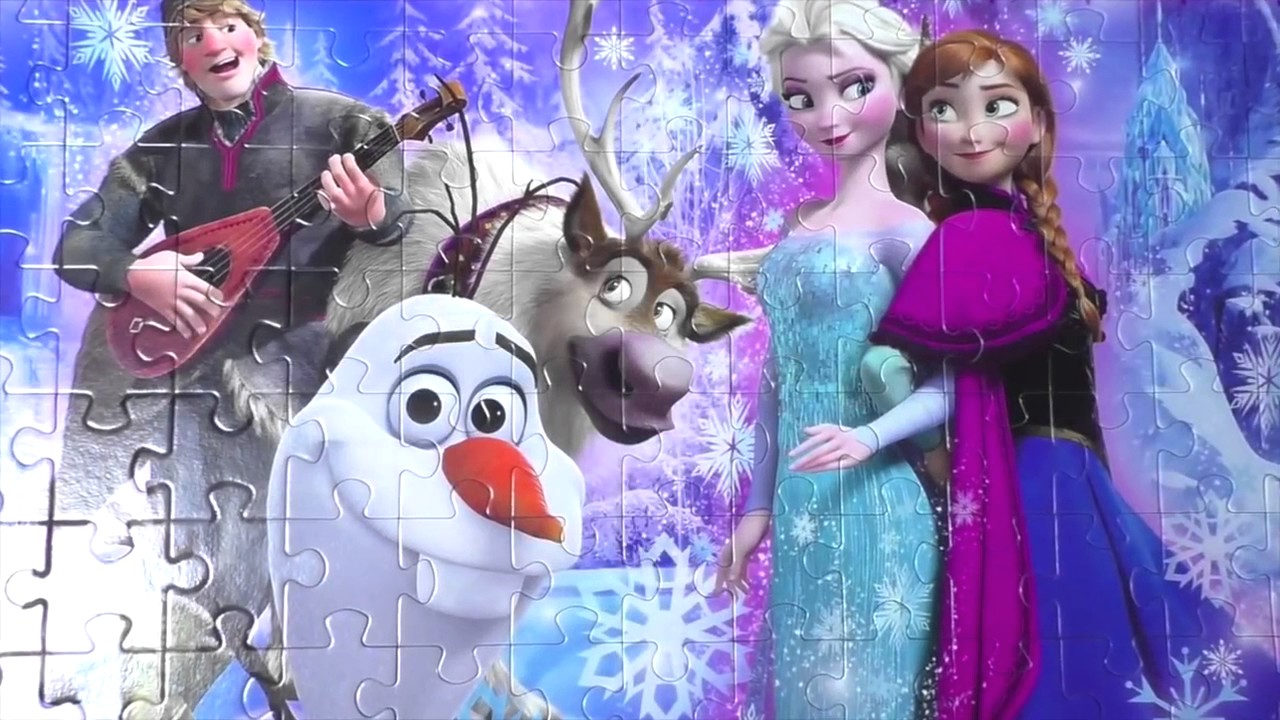 Disney FROZEN Puzzle Games Clementoni Ravensburger Rompecabezas Puzzles De Kids Learning Activit