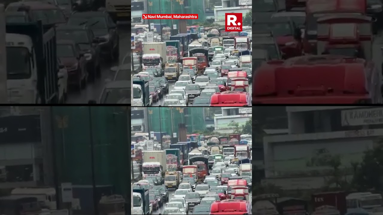 Rainfall Leads To Heavy Traffic In Mumbai