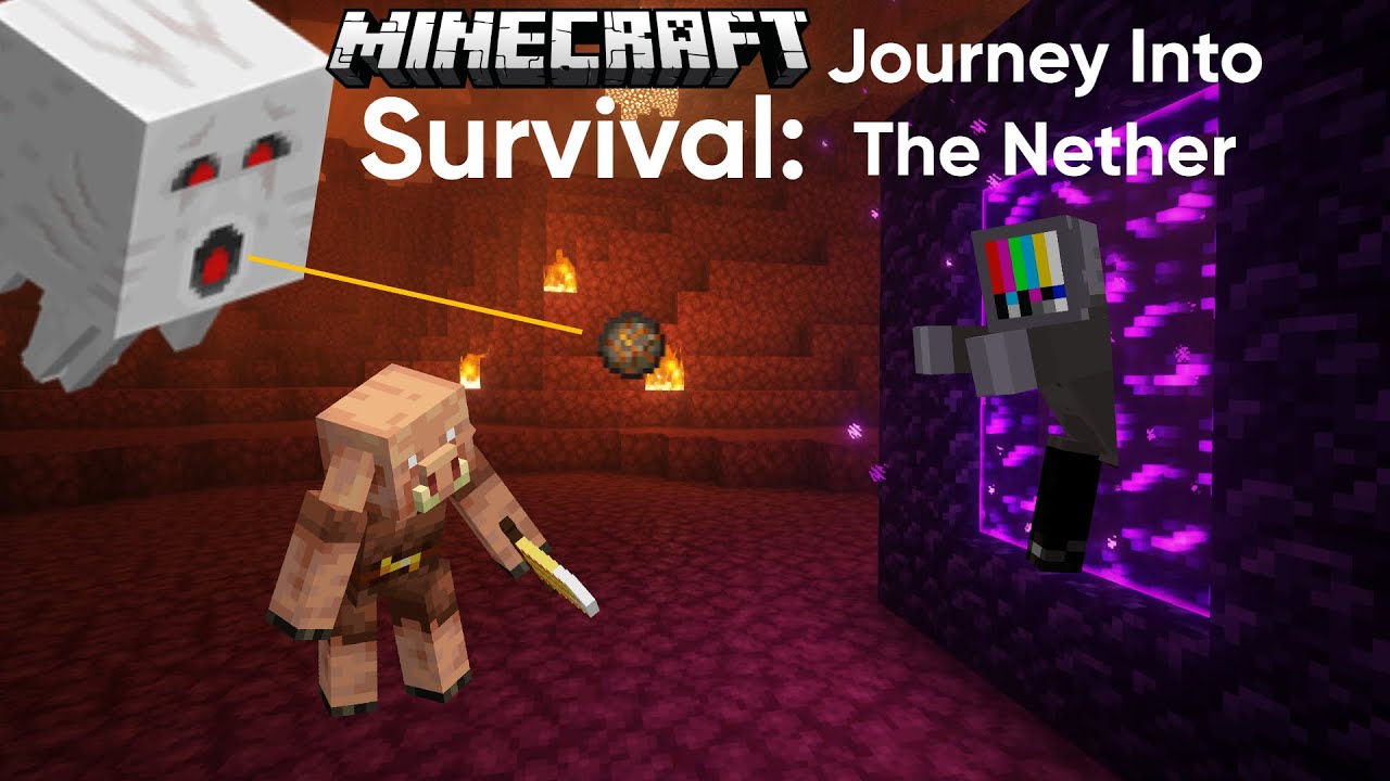Exploring the Nether in my Forever World - Minecraft Part 6