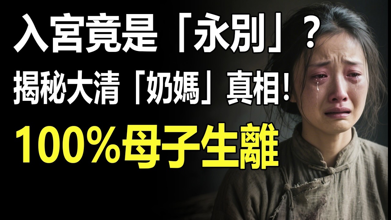 全家人的「救命稻草」，卻是她一生的地獄！揭秘大清「奶媽」真相：入宮之日，竟是親生骨肉「夭折」之時？