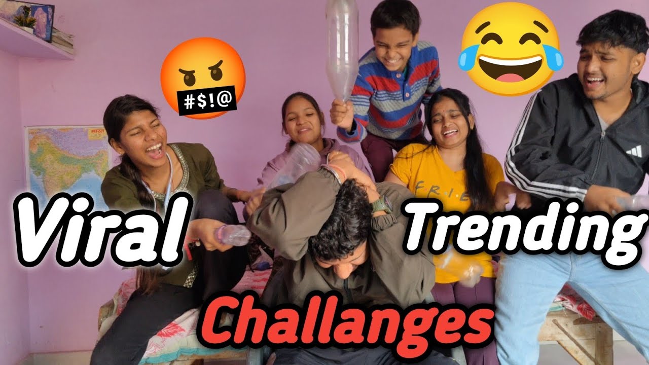 We Tried Viral Challenges🤬😂 / Brother Sister vlogs/ vlog 8