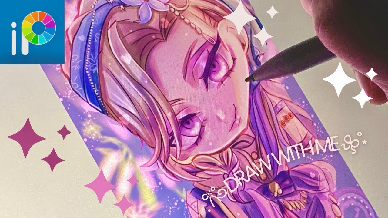 𐙚˚Draw with me/ASMR {No music} / BGM for work /sleep 𐙚 Vil Schoenheit 𐙚⋆♡