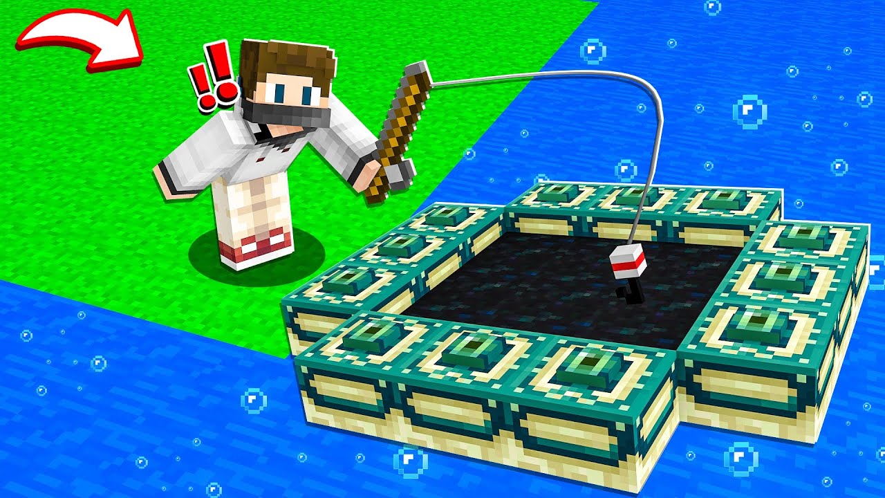 MİNECRAFT'ta OLTA İLE YAPI TUTUYORUZ!