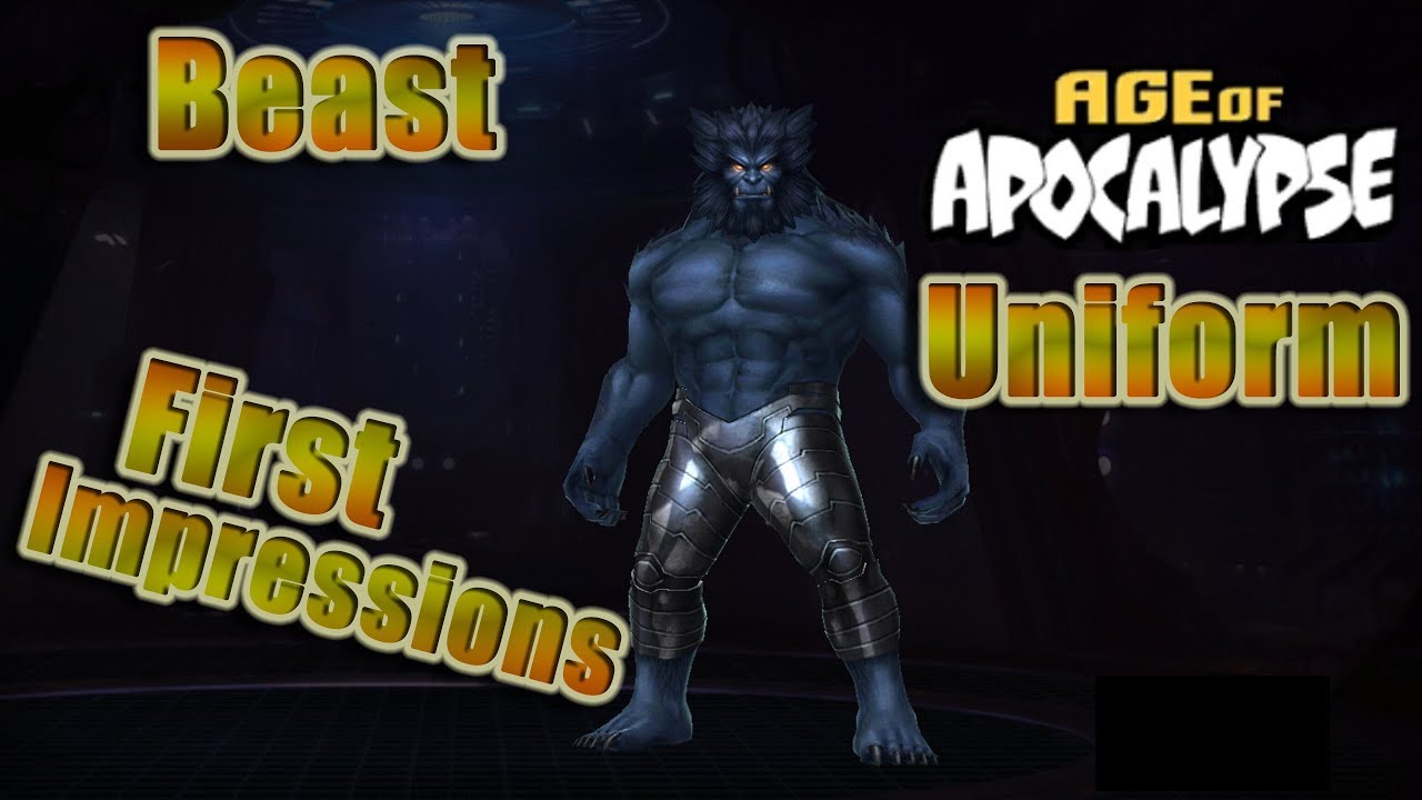 Beast Age of Apocalypse Uniform First impressions and thoughts (MFF)