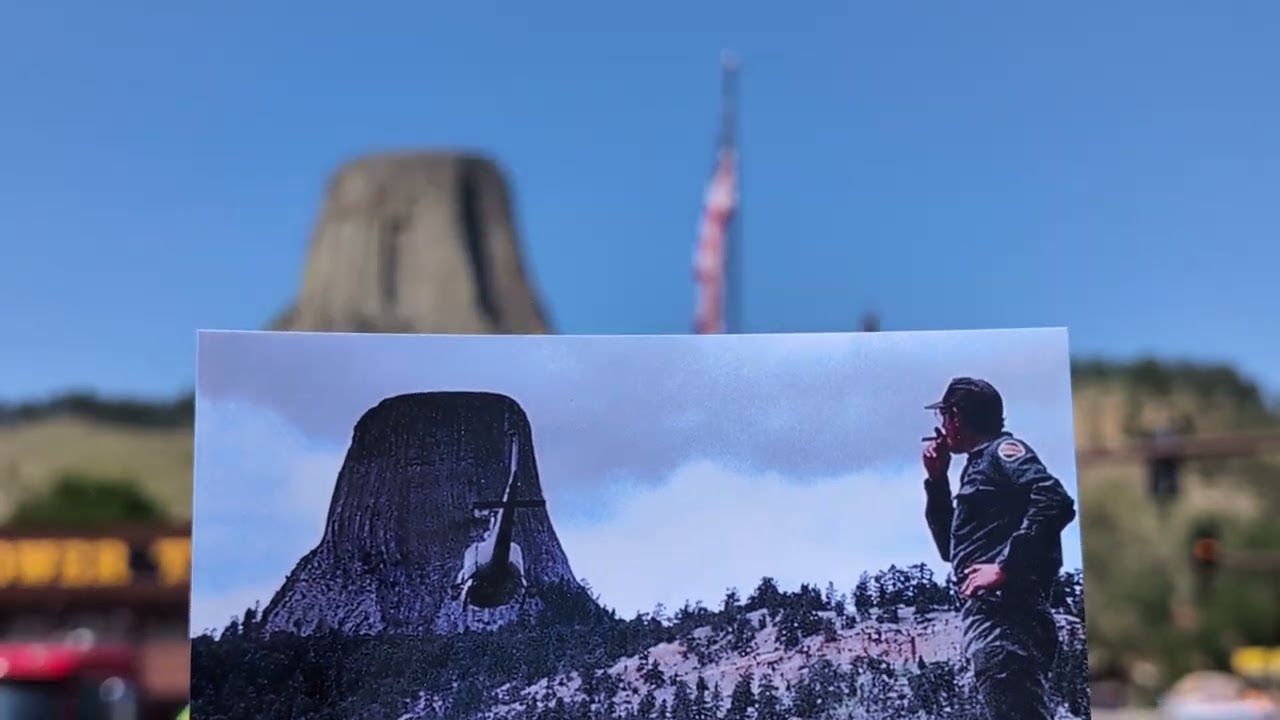 Close Encounters of the Third Kind - Devil's Tower: Then & Now