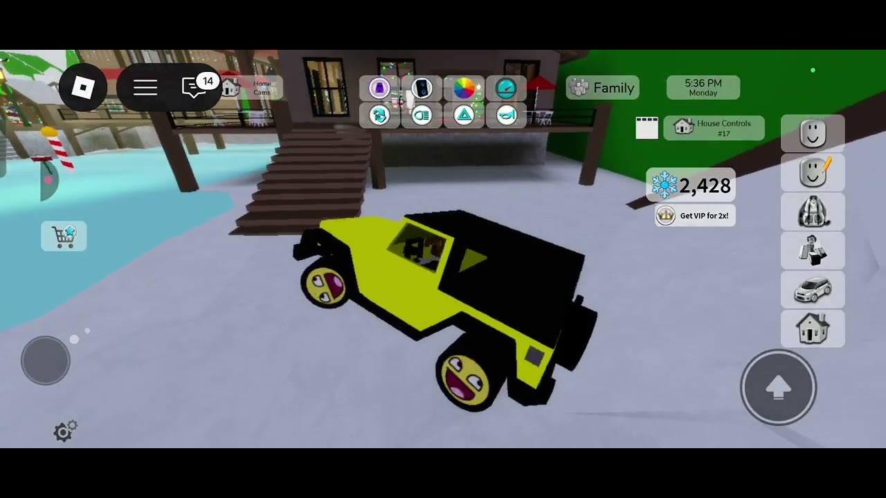 Brookhaven Playing Roblox with a stunt 