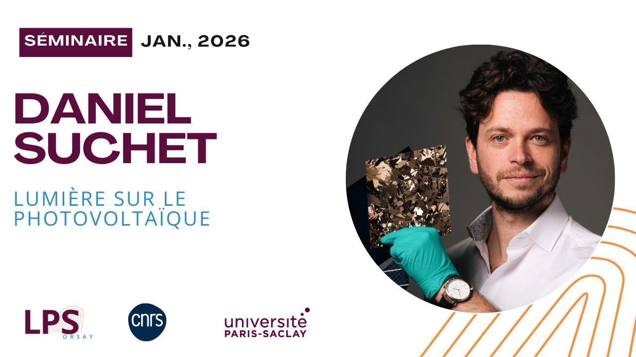 Daniel Suchet : Lumière sur le Photovoltaïque