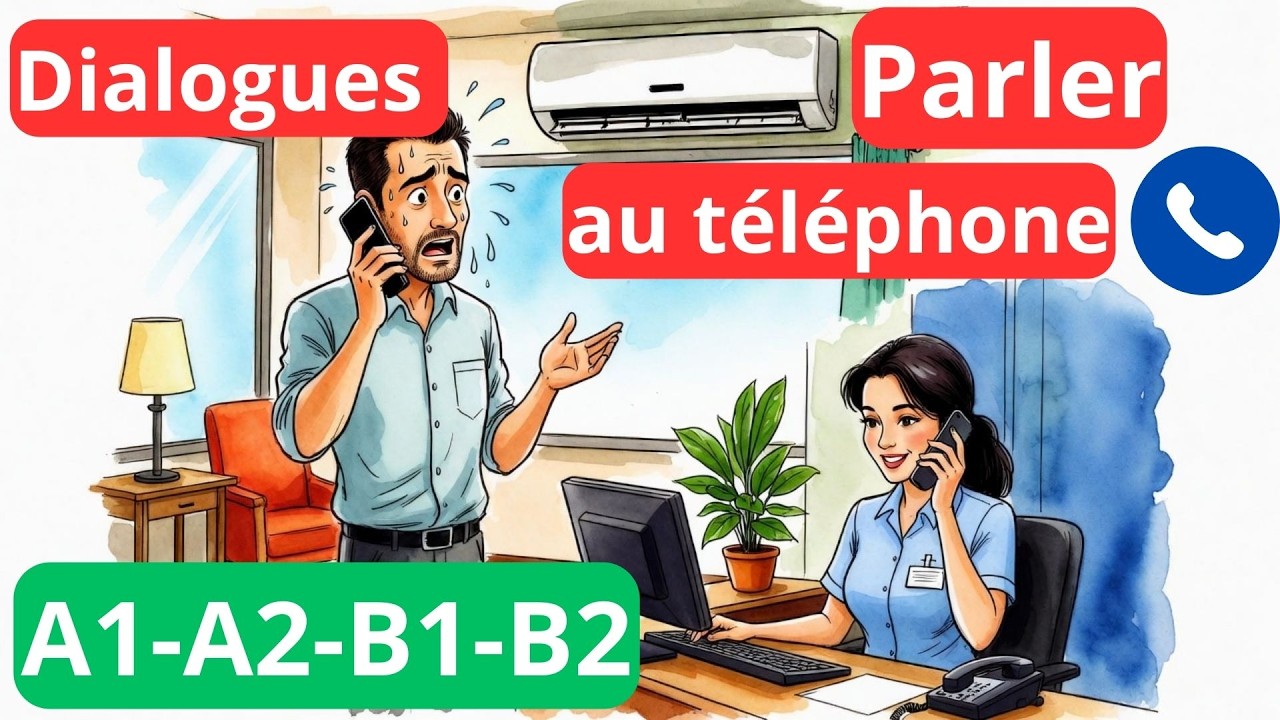 73 | Dialogues | Parler au téléphone comme un francophone | (A1 → B2)