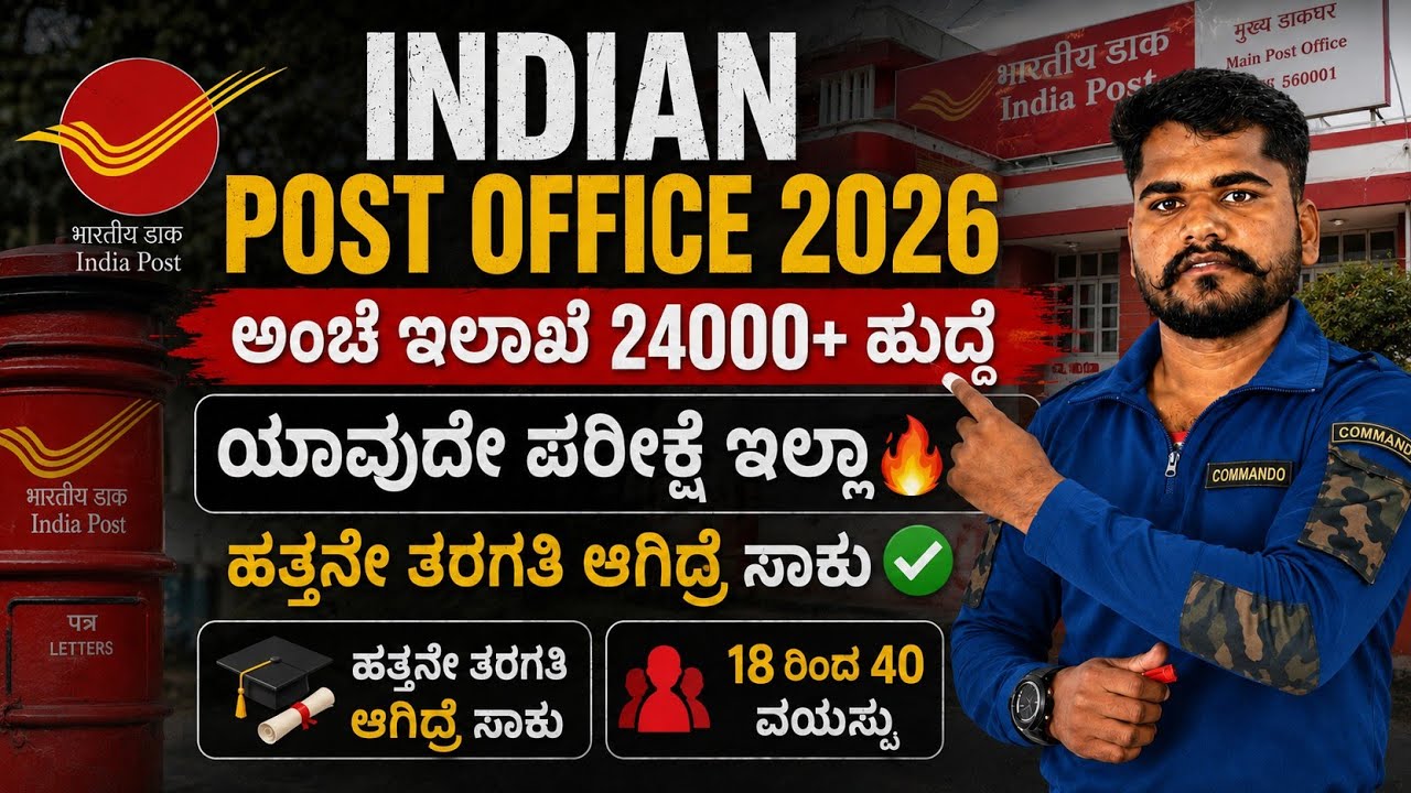 INDIA POST OFFICE RECRUITMENT OUT 2026 | JUST SSLC PASS | GDS VACANCY 2026 | POST OFFICE JOB DETAILS