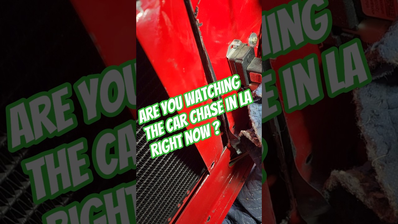 We're cutting on A classic 65 mustang to install a larger radiator from 