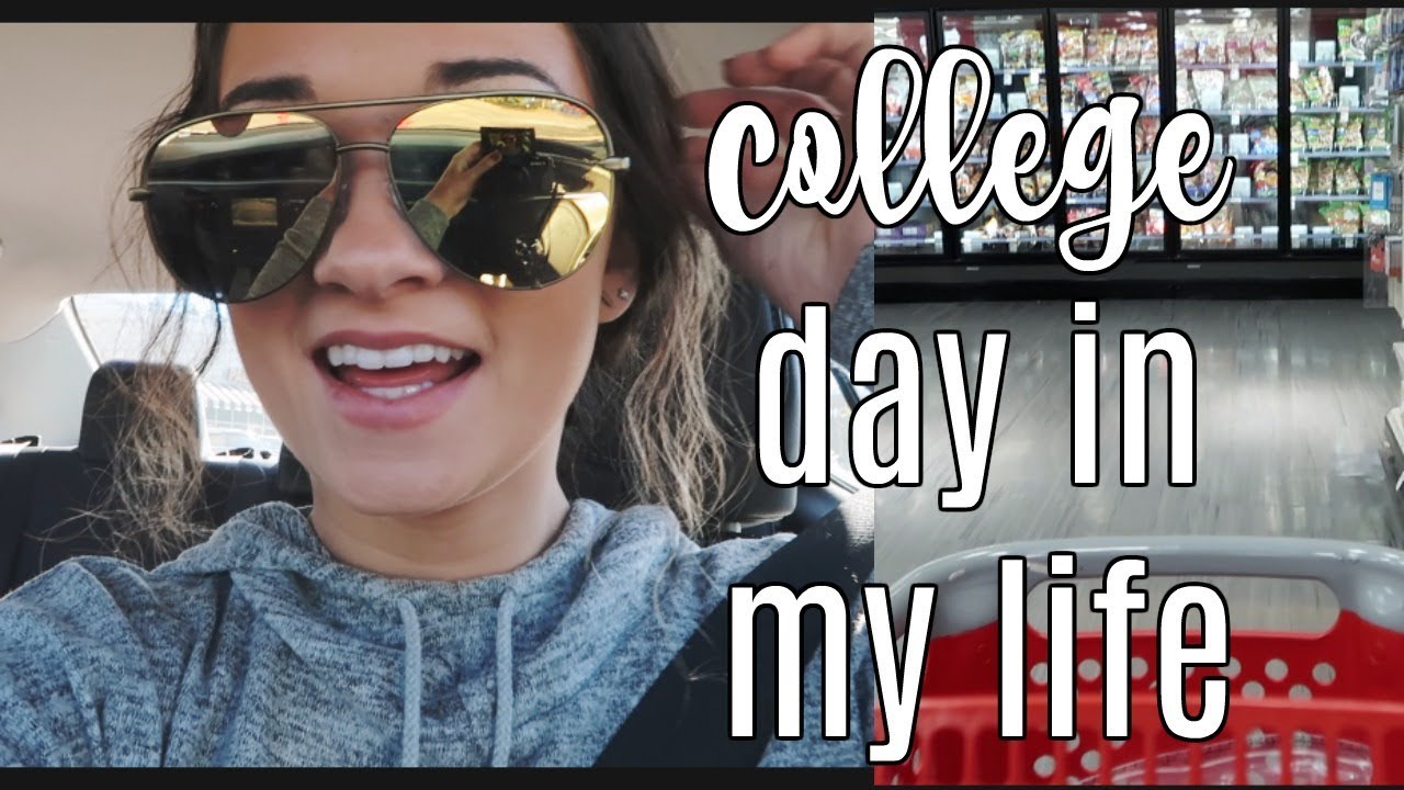 COLLEGE DAY IN MY LIFE: productive day + healthy grocery haul