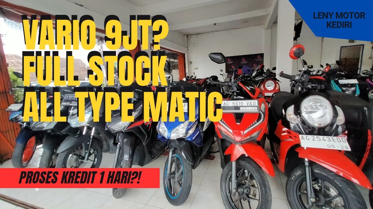 HONDA VARIO 9JT?? | READY ALL TYPE MATIC | KREDIT PROSES 1 HARI! | LENY MOTOR KEDIRI