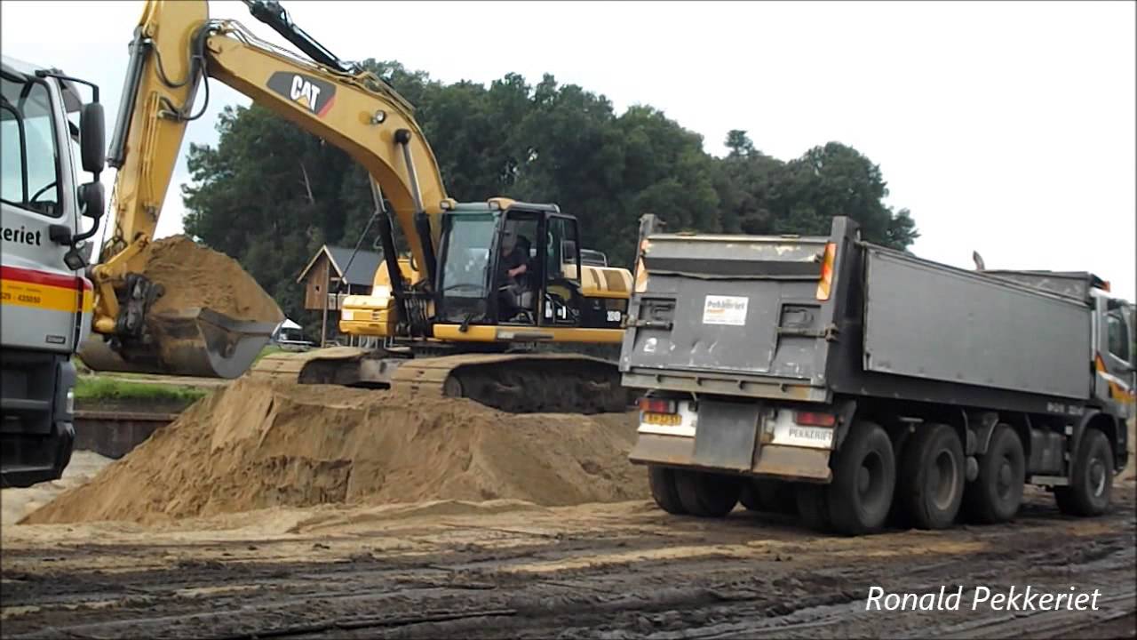 Grondtransport nieuwe passantenhaven Ommen