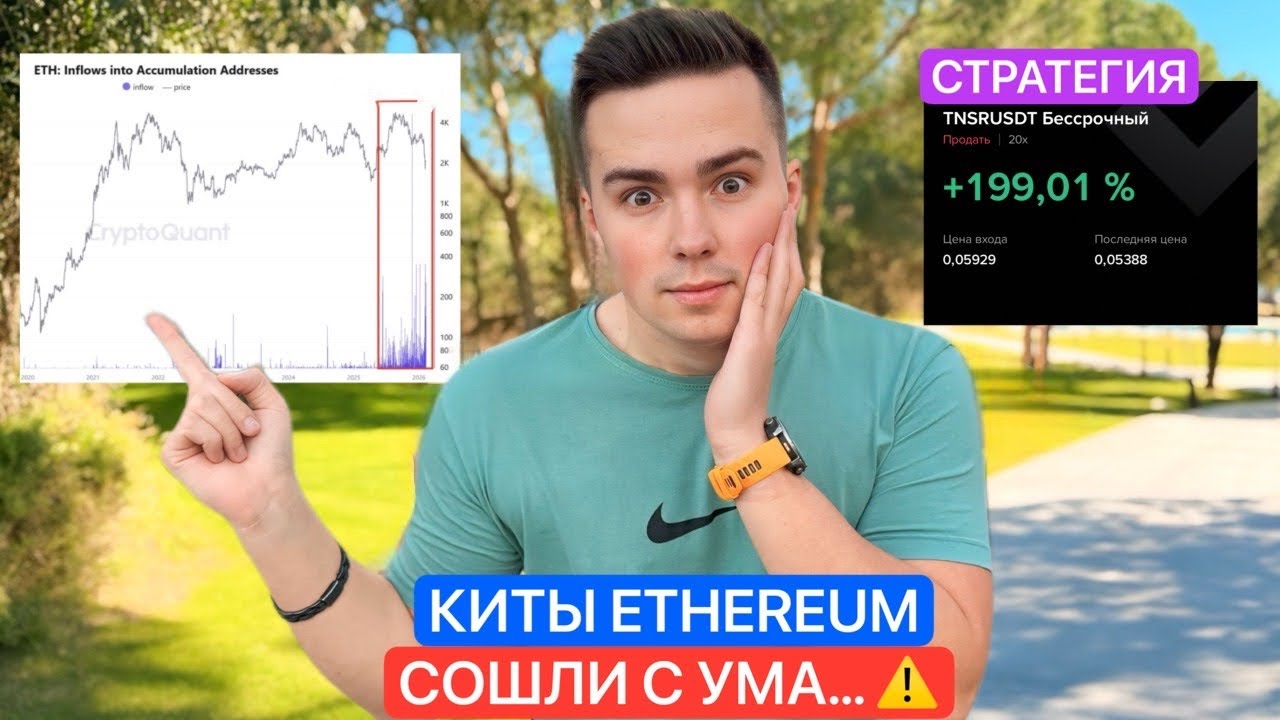🚨КИТЫ ETH СОШЛИ С УМА | РЫНОК В СТРАХЕ 