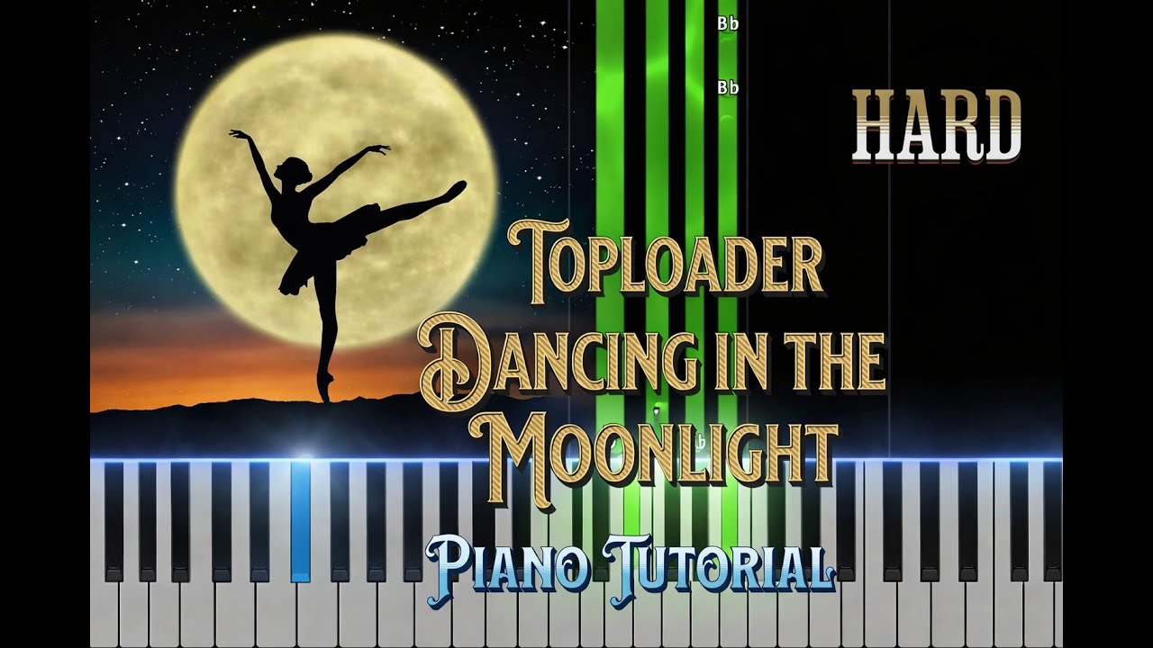 Dancing in the Moonlight Toploader Hard Piano Tutorial