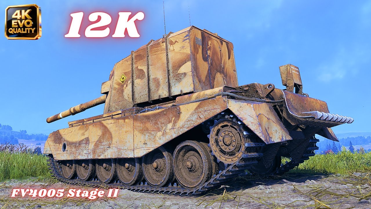 FV4005 Stage II  12K Damage 7 Kills & 2x FV4005 Stage II   World of Tanks