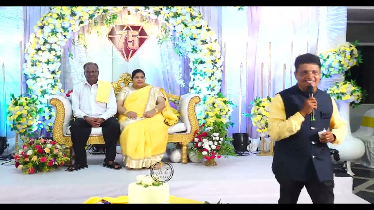 75th Birthday Party of Mr. ROMEO SALDANHA @ The Golden Jubilee Hall, Valencia on 25-09-2023.